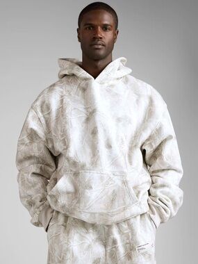 Comfrt Camo Hoodie in Silver Birch